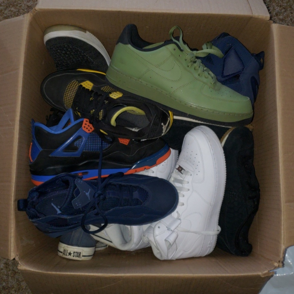 Various Shoes. Jordans, Nikes